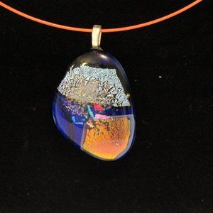 Dichroic Pendant Necklace